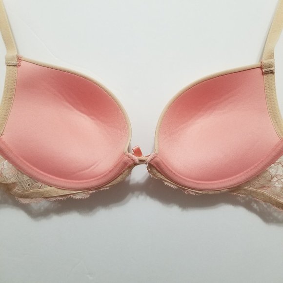 Xhilaration bra 34A Lace Push-Up floral bow unlined wings 2013 - Picture 12 of 14